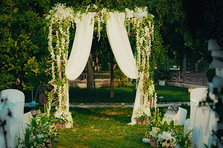 婚礼布置效果图森系图片