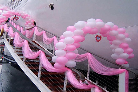 婚礼车队气球绑法教程图片
